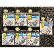 Seahawk Worm Hook Leaded Size 1 (2.0g), 1/0 (2.0g), 2/0 (2.5g), 3/0 (3.0g), 4/0 (5.25g), 5/0 (7.0g),