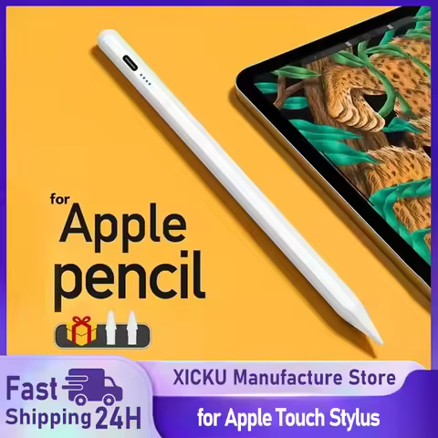 For Apple Pencil Palm Rejection Power Display iPad Pencil Game Pen For iPad 2025 2024 2023 2022 Pro 