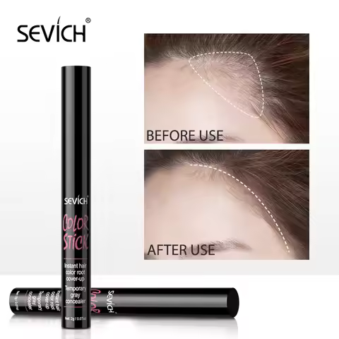 Sevich New Hair Shadow Powder 2g Root Cover Up Stick Hairline Edge Control Powder Filling Hair Line
