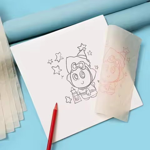Ceramic Blank Painting Copy Paper Pencil Set Pattern Transfer Paper Copy Rubbing Tracing Transparent