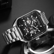 Jam Tangan Pria Belleda 9572 Rantai Automatic Anti Air 50 Meter Luxury Watch
