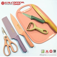 SUPRA Pisau 6 Pcs Kitchen Knife Set Pastel Color