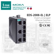 MOXA 8 Ports Unmanaged Switch EDS-2008-ELP | EDS-2008-EL