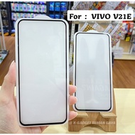Vivo V21E FULL GLUE 【 FULL SCREEN 】 TEMPERED GLASS
