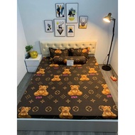 Bộ ga gối 3 món poly cotton 1m2/1m4/1m5/1m6/1m8/2mchọn mẫu ở phân loại