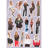 Blackpink BLACKPINK JISOO JENNIE LISA Rosé expression waterproof mobile phone sticker