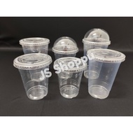 PET Cup (50pcs±) / Clear Cup / Disposable Plastic Cup / Transparent Cup / Boba Cup / Cawan Plastik /