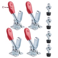 4Pcs Quick Release Toggle Clamp GH-201 Antislip Horizontal 59Lbs Holding Capacity for Machine Operat