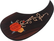 SHOWERORO สติ๊กเกอร์ติดดอกกุหลาบสติ๊กเกอร์กีต้าร์ปิ๊กกีต้าร์โปร่งไฟฟ้า Pickguard กีตาร์วัสดุพิคการ์ด