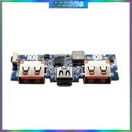 zzz 5V 2 4A Type C Boost Module Circuit Board  Charging Board Double USB 5V 2 4A Type C USB Mobile P