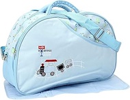 Manan Shopee New Born Baby Multipurpose Polyester Diaper/Mother Bag with Holder Diaper Changing Multi Compartment Print May Vary