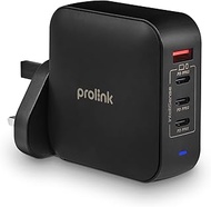 Prolink GT-416507 4-Port 165W GaN Wall Charger / 1x USB-C PD3.1 PPS / 2x USB-C PD PPS / 1x USB-A QC3