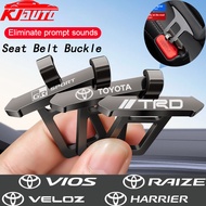 1/2pcs Toyota Car Seat Belt Extender Vios Raize Wigo Rush Veloz Yaris Ativ Innova Avanza Altis Fortu