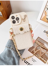 เคสแบบกระเป๋าสตางค์สำหรับ Huawei Nova 11 10 9 8 8i 7 SE Pro 7i 5T 4 3 4E 3E 3i 2 Lite Mate 9 10 20 30 40 50 P60 P50 P40 P30 P20 Pro Lite P10 Plus ดอกไม้น่ารักหรูหราเคสกระเป๋าการ์ด Dompet Koin ครอบคลุมครอบคลุมเคสโทรศัพท์ TPU นิ่มมือถือผู้หญิง