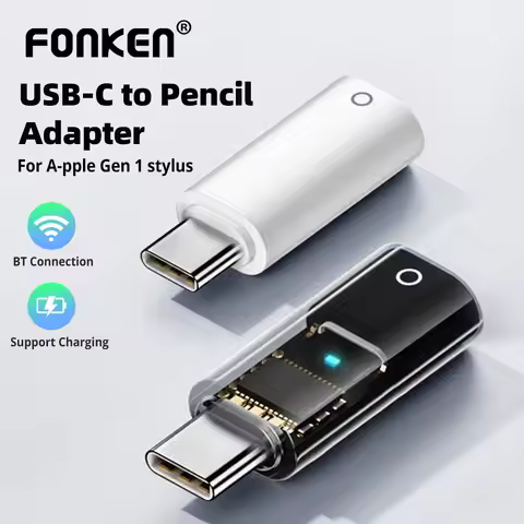Stylus Pen Charge Adapter for Apple Pencil 1st Generation Bluetooth-Compatible USB C Pencil charger 
