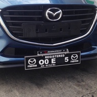 Front Bumper License Plate Relocator Kit for Mazda 3