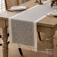 Boho Table Runner 35×210cm & 30X210cm – Stylish Tassel Home Decor