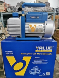 แวคคั่มแอร์ เครื่องแว็คคั่ม ยี่ห้อ VALUE รุ่น VE125N รุ่นใหม่แรงกว่าเดิม 84 ลิตร/นาที (ปั๊มสูญญากาศแ