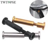 TWTOPSE Bike Seat Post Bolt For Sworks Bicycle Saddle Titanium Screw Seatpost Clamp Bolt Titanium Alloy 9.6g 2 Pieces