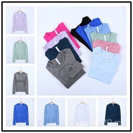Round Neck Sports Quick-Drying Tights Ready Stock Running Sweat-Absorbent 1.0 Ladies Yoga Shirt t To