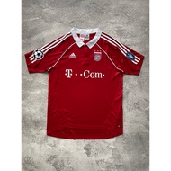 Bayern Munich 2005-06 Nns Ballack Full Patch UCL Vintage Rare Retro Jersey