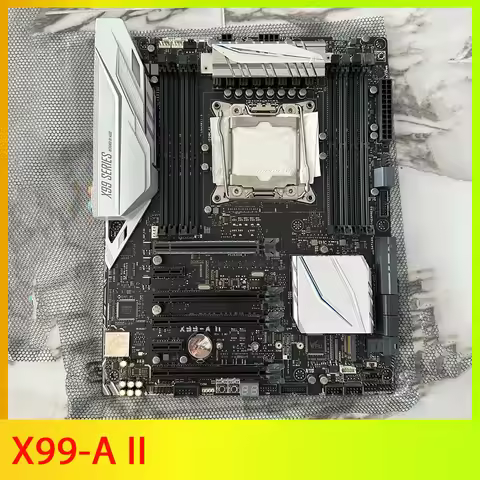 For ASUS motherboard LGA2021-3 supports Intel Xeon processor DDR4 X99-A II