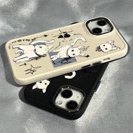 Creative Cool and Handsome Cat Cartoon Pattern Phone Casing Compatible for IPhone 15 13 14 12 11 X XR Xs Max 14pro Se2020 7/8 Plus Silicone Shockproof Square Border Frame Case