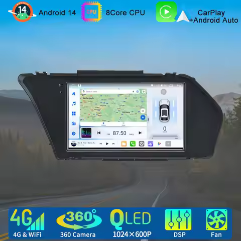 7"HD Wireless with Apple CarPlay and Android Auto Screen For Mercedes-Benz GLK-Class X204 2008-2012 