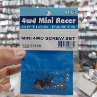 HG 4WD MINI RACER (OPTION PART) SCREW SET