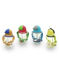 EPLAS Kids Water Bottle With Straw(380ML) with Removable Strip, Water Tumbler- Botol Air, BPA Free