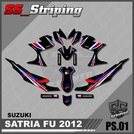 Decal Sticker Full Body Satria Fu 2012 - Full Body Sticker Satria Fu 2012. PS.001