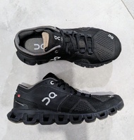 On Cloud X Black Sneakers Running Shoes Women's hoka 跑步鞋黑色瑞士