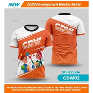 【READY STOCK】CDW Shirt Sublimation Print T-shirt | POLO Shirt