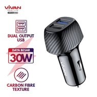 HP BATAM SHOPPING MALL (CUUR) CC02Q CAS VIVAN CARhp 30W DUAL PORT USB CAR CHARGER/ - 3A QUICK CHARGE