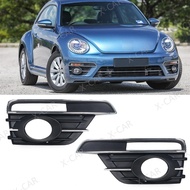 For VW Beetle 2016 2017 2018 2019 Front Bumper Fog Lamp Light Cover Frame Grille 5C5854662J 5C585466