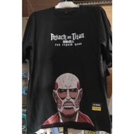 Kaos Baju Tshirt RRQ x Attack on Titan Wall Titan | AOT RRQ
