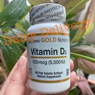 Xx Vitamin D3 Enhance Immunity California Gold D3 125mcg 5 000iu Small Tablets Easy To Eat Concentra