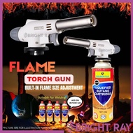 Flame Gun Camping gas with Butane Gas,Welding torch Lighter gun Gas Burner Torch Gun Portable gas re
