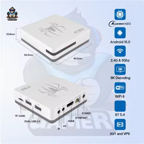 New 2-in-1 dual system TV game console G7 Android 16.0 30000 games 2GB 64GB WIFI 6 BT 5.4 wireless c