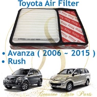 (100% Original) TOYOTA AIR FILTER AVANZA (2006-2015) / RUSH 17801-BZ060 17801-BZ050