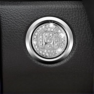 Ring Diamond Button Tombol Start Stop Engine Dad Mobil Logo Untuk Honda/Untuktoyota Cover Start Engi