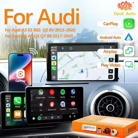 Wireless CarPlay Android Interface for Audi A3 S3 8V A4 B9 A5 Q2 Q7 Q5L MIB AirPlay Mirror Link mult