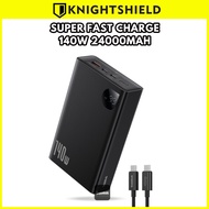 Knightshield Digital 140W Super Fast Charge PowerBank 24000mAh Power bank Fast Charging USB C Cable