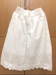 Uniqlo 白色長裙 S