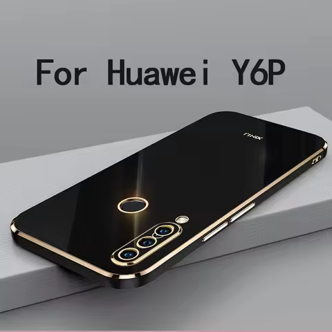 For Huawei Y6P Case Cover For Huawei Y6P High Quality Soft TPU Anti-fingerprint Camera Protection Ca