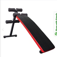 DECLINE SIT UP BENCH - Durable steel frame and highdensity foam providing an optimum amount of suppo