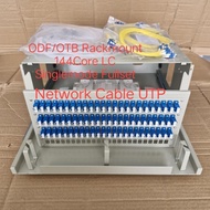 ODF/OTB RACKMOUNT 144CORE LC-LC SINGLEMODE COMPLETE ADAPTER + 4U PAIR Original AND TRUSTED