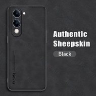 Jingsanc Leather Casing For VIVO Y04s/VIVO Y04/Y29t 5G/VIVO Y29s 5G Case Luxury Sheepskin Silicone S