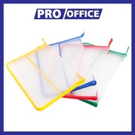 ProOffice - Zipper File Folder Plain Zipper Mesh – Folio Document Folder File F4/