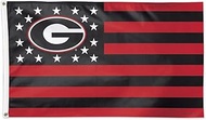 NCAA University of Georgia 08058115 Deluxe Flag, 3' x 5'